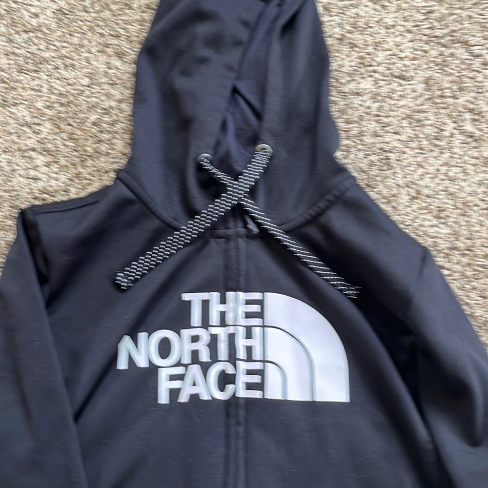 The North Face zip up sweatshirt